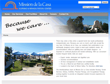 Tablet Screenshot of missiondelacasa.com